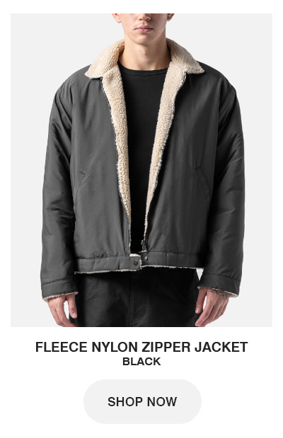 Fleece Nylon Zipper Jacket