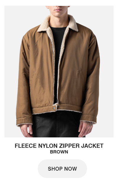 Fleece Nylon Zipper Jacket