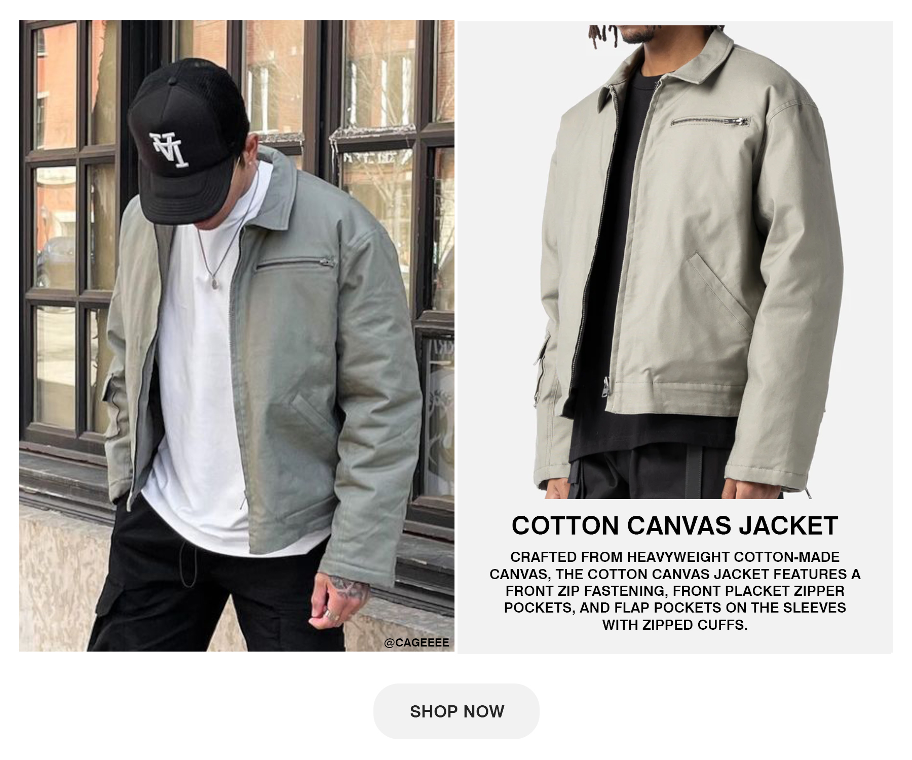 Cotton Canvas Jacket