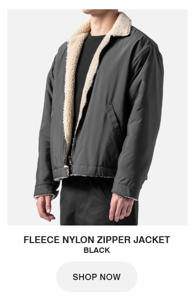 Fleece Nylon Zipper Jacket