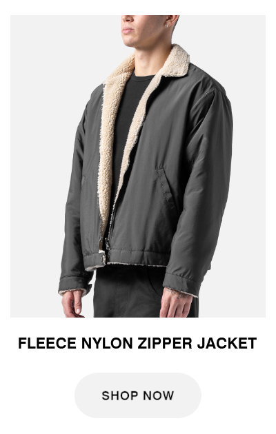  Fleece Nylon Zipper Jacket