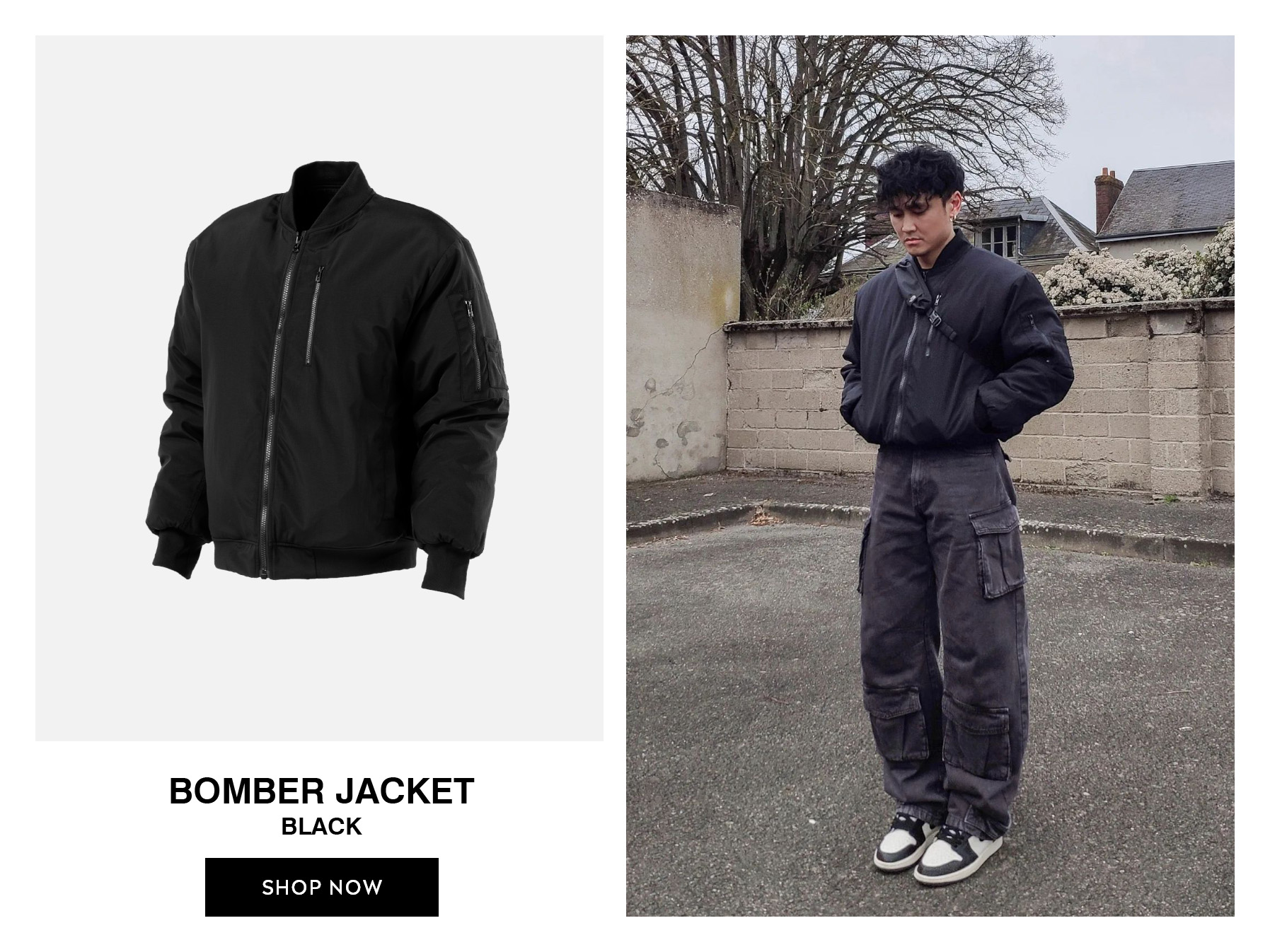 Bomber Jacket Black