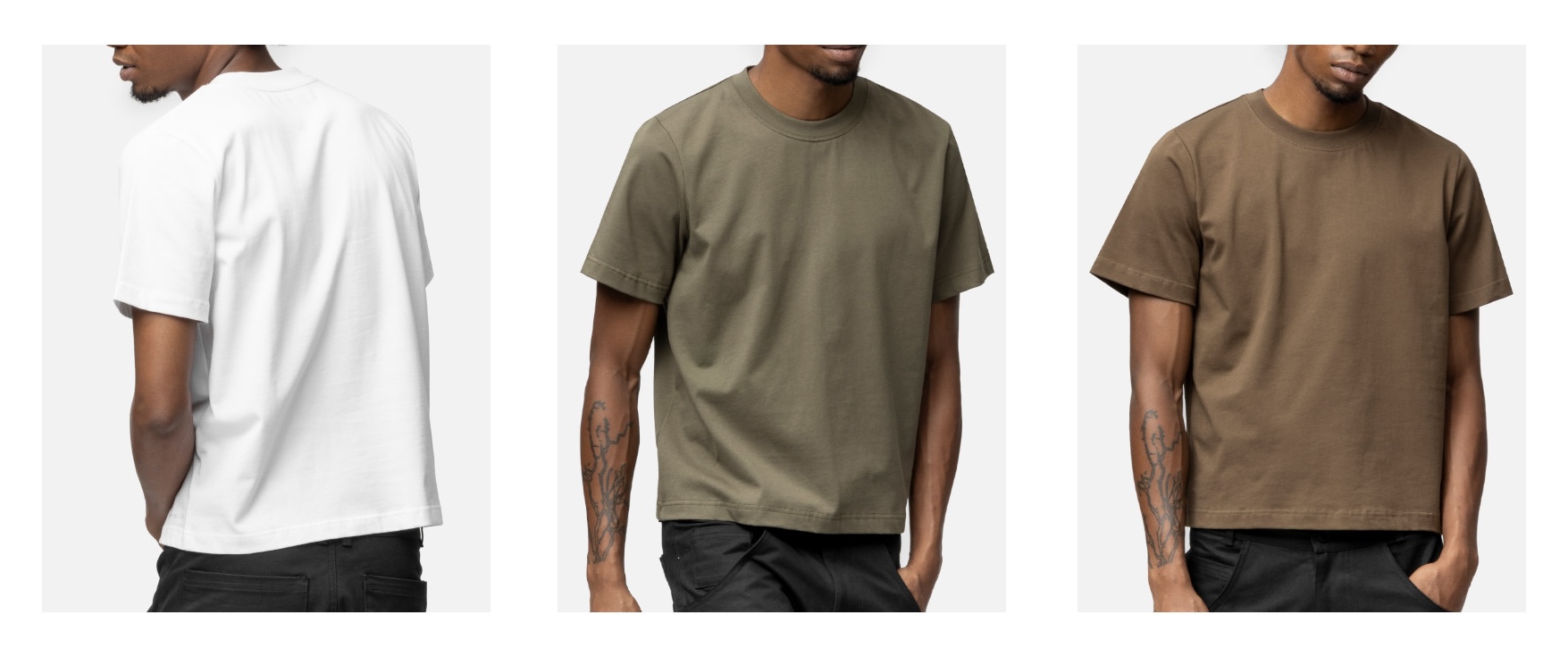 Cropped T-Shirt Green