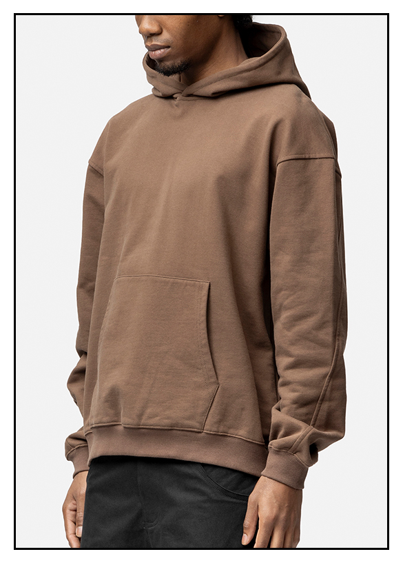 Brown Relaxed Hoodie