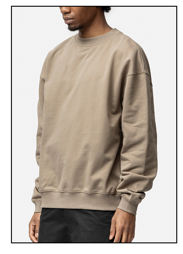 Cement Relaxed Sweater