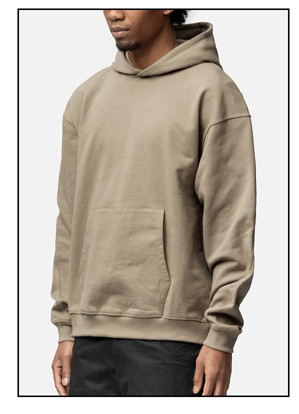 Cement Relaxed Hoodie