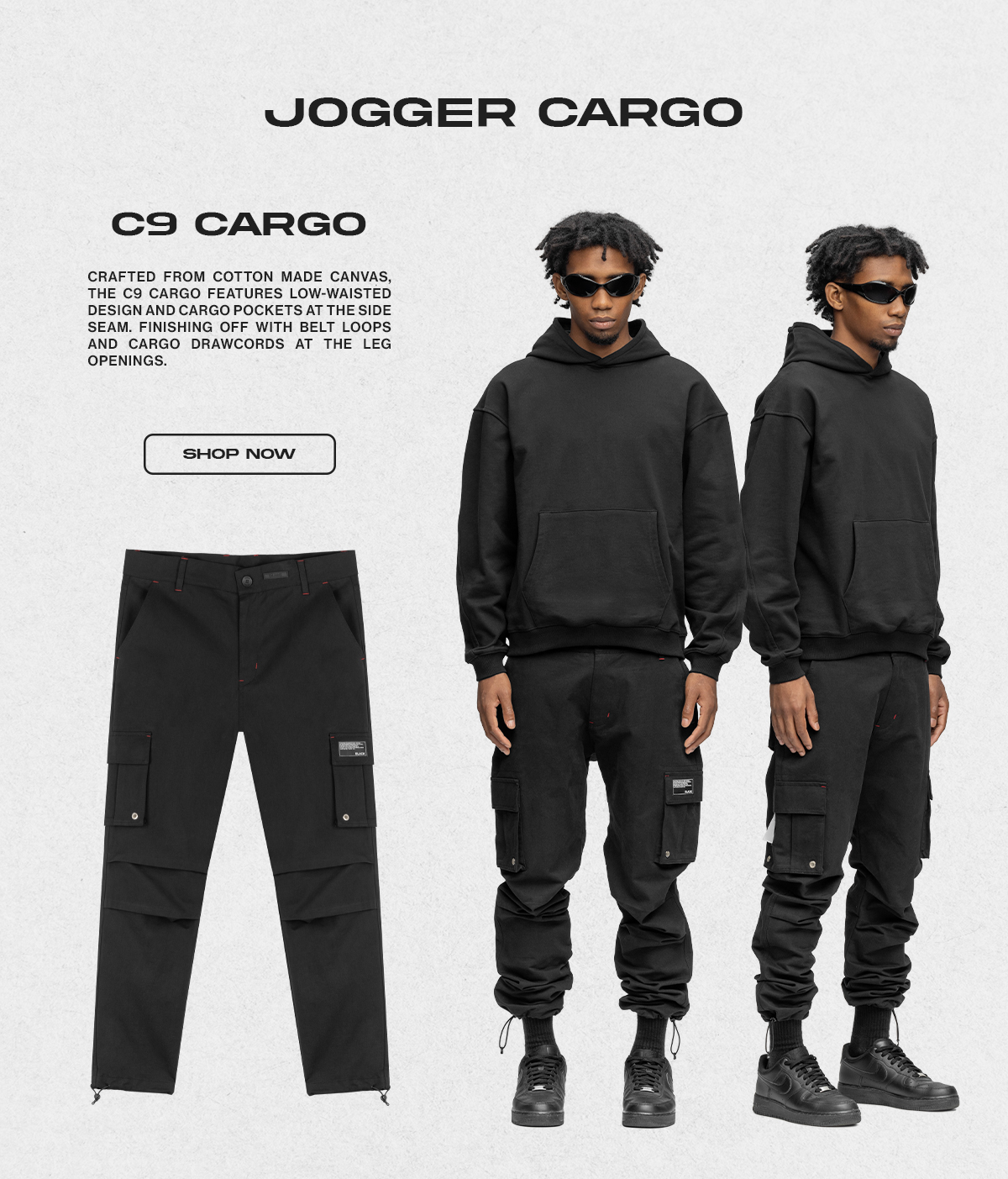 C9 Cargo in Black